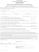 Application For Conditional Professional Counselor License Form 1998