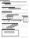 Specific Power Of Attorney For Multiple Security Owners Form