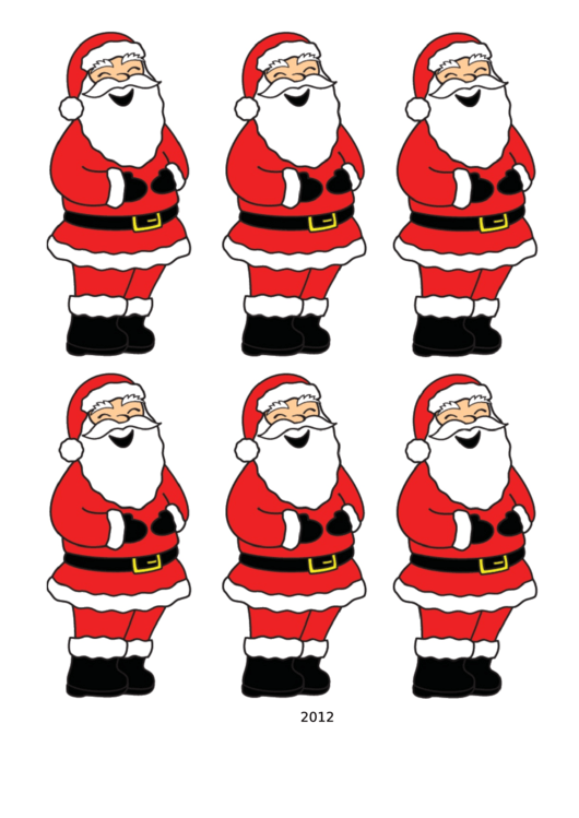 Santa Coloring Sheet