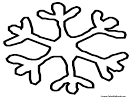 Snowflake Coloring Sheet