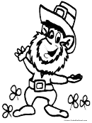 St Patrick's Day Coloring Sheet