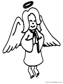 Angel Coloring Sheet