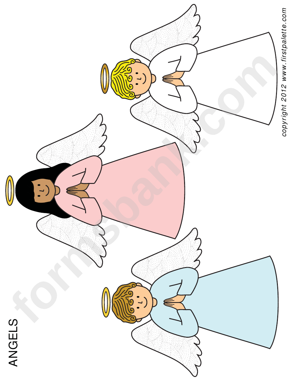 Angel Coloring Sheet Sample
