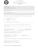 Zoning Permit Application Form