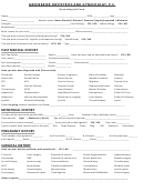 Patient Medical History Gynecological Form