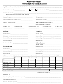 Travel And Per Diem Request Form