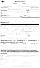 Fillable Minor Permit Application Form Printable pdf