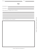 About Fall Activity Sheet Template