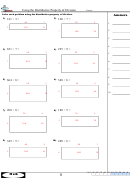 Math School Forms - Using The Distributive Property Of Division Form