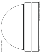 Roman Helmet Form - Pattern Printable pdf