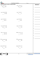 Combining Numbers Worksheet