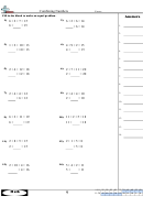 Combining Numbers Worksheet