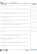 Addition Within 20 Worksheet Printable pdf