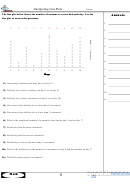 Interpreting Line Plots Math Worksheet With Answer Key