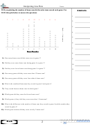 Interpreting Line Plots Math Worksheet With Answer Key