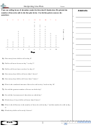 Interpreting Line Plots Math Worksheet With Answer Key Printable pdf