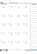 Adding Within 1,000 Worksheet