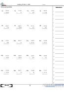 Adding Within 1,000 Worksheet