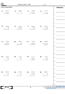 Adding Within 1,000 Worksheet