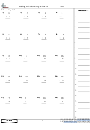 Adding And Subtracting Within 20 Worksheet