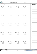 Adding Within 100 Worksheet