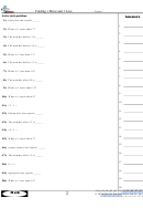 Finding 1 More And 1 Less Worksheet Printable pdf