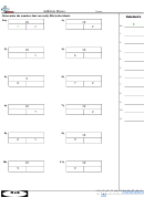 Addition Boxes Worksheet