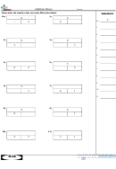 Addition Boxes Worksheet