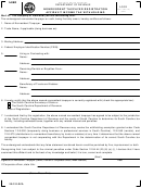 Form I-312 - Nonresident Taxpayer Registration Affidavit Income Tax Withholding - 2010