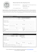Rhode Island New Hire Reporting Form