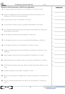 Estimating Capacity (Metric) Worksheet Printable pdf