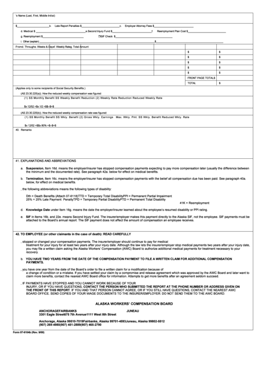 Form 07-6104b - Empoyee Report -2000