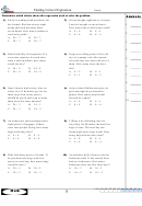 'finding Correct Expression' Math Worksheet