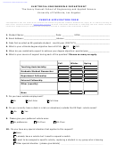 Cubicle Application Form