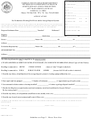 Application For An Evaluation Form