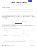 Fms Form 231 - General Power Of Attorney