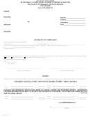 Form Rjc-30 - Small Claims Affidavit And Order Form September 2010