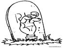 Tombstone Coloring Sheet