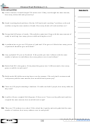 Division Word Problems Math Worksheet With Answer Key