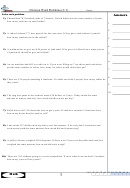 Division Word Problems Math Worksheet With Answer Key