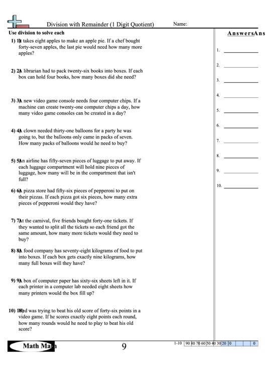 division-with-remainder-1-digit-quotient-math-worksheet-with-answer-key-printable-pdf-download
