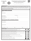 Form Otc 988-s - Application For Ad Valorem Tax Exemption For Nonprofit Schools And Colleges- Tulsa County - 2016