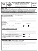 Form Otc 988 - Application For Ad Valorem Tax Exemption For Charitable And Non Profit Entities - Tulsa County - 2016
