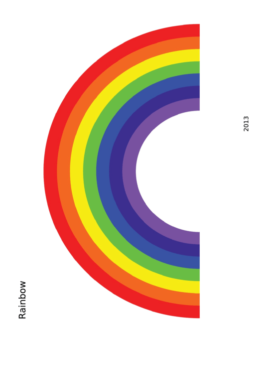 Rainbow Template printable pdf download