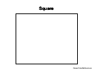 Square - Coloring Sheet