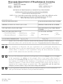 Form 1943 - Affidavit In Lieu Of Annual Financial Report - Wisconsin Department Of Regulation & Licensing