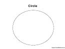 Circle - Coloring Sheet