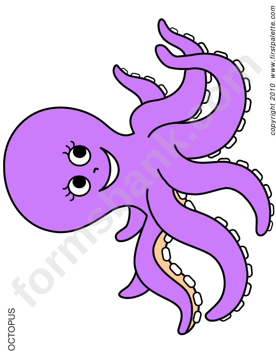 Octopus-Coloring Sheet