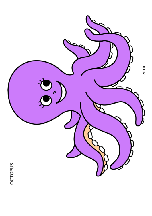 Octopus-Coloring Sheet Printable pdf
