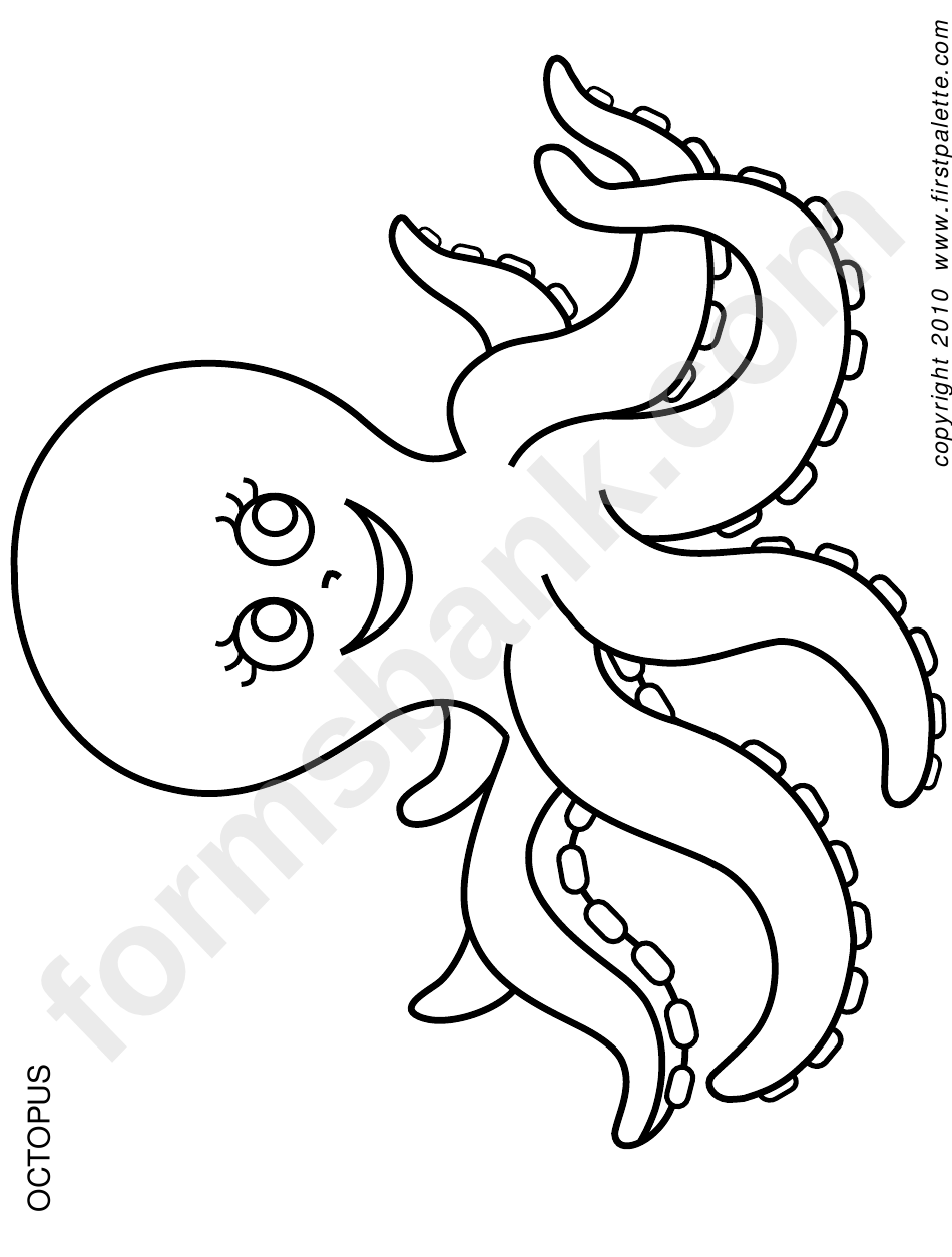 Octopus-Coloring Sheet